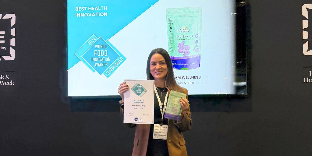 Padam Bienestar Earns Double Recognition for Adapta-Gut at the World Food Innovation Awards 2026